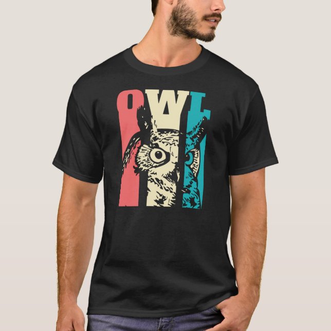 Camiseta Lechuza Retro (Anverso)