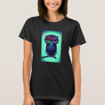 Camiseta Lechuza Robot Cute Cybernetic Science Fiction Owl<br><div class="desc">Lechuza Robot Cute Cybernetic Science Fiction Owl</div>