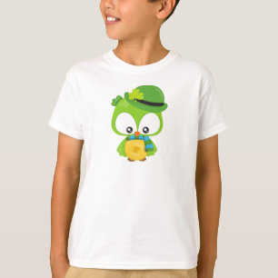 Camiseta Lechuza San Patricio, Clovers, Gorra de Leprechaun