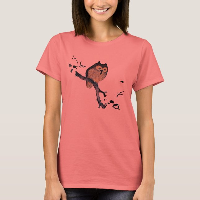 Camiseta Lechuza Sleepy Vintage (Anverso)