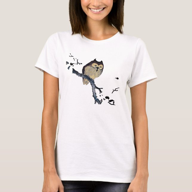 Camiseta Lechuza Sleepy Vintage (Anverso)
