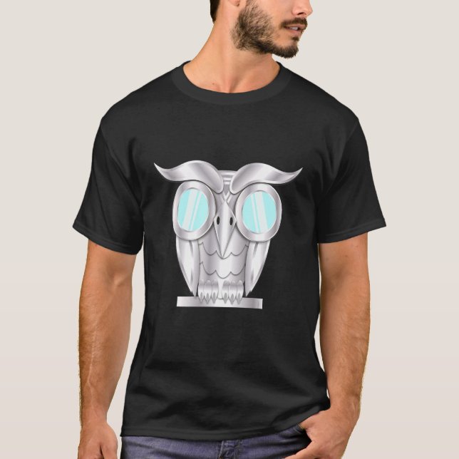 Camiseta Lechuza Steampunk (Anverso)