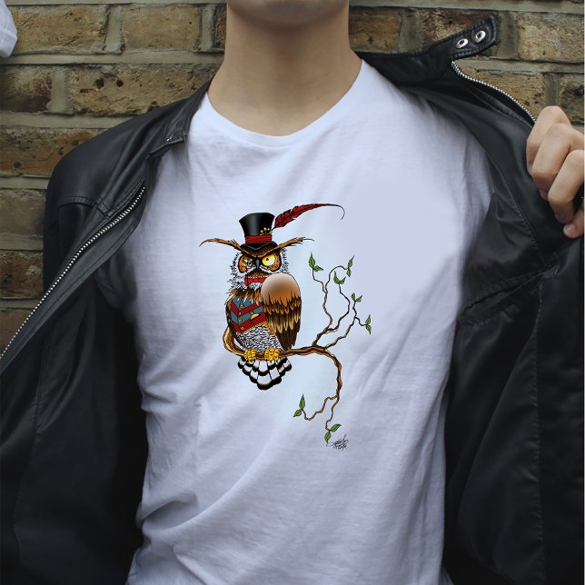 Camiseta Lechuza victoriana Steampunk (Subido por el creador)