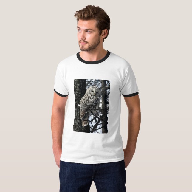 Camiseta Lechuza vigilante (Anverso completo)