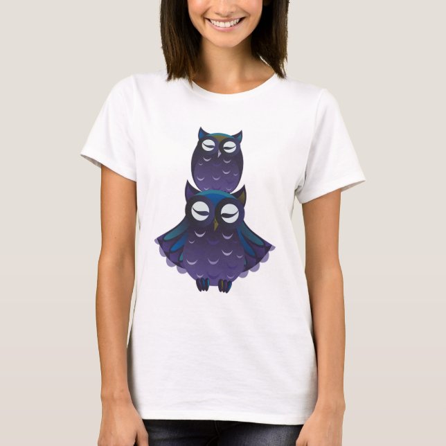 Camiseta Lechuzas (Anverso)