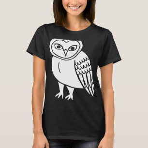 Camiseta Lechuzas de grano de búho adornan la naturaleza an