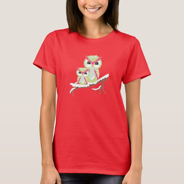 Camiseta Lechuzas de invierno (Anverso)