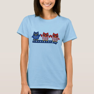 Camiseta Lechuzas de la celebración de la independencia