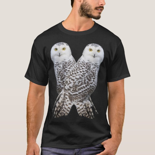 Camiseta Lechuzas Snowy (Anverso)