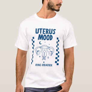 Camiseta Lector de anillo de humor de útero