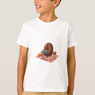 Camiseta Lector de grano de café Picnic infantil