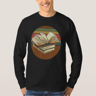 Camiseta Lector de gusanos de biblioteca de lectura de libr