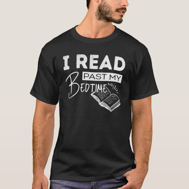 Camiseta Lector de gusanos de biblioteca que leí más allá d (Anverso)