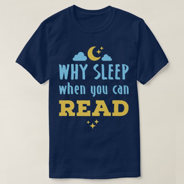 Camiseta Lector De Lechuzas Nocturno Que Lee Por Qué Dormir (Diseño del anverso)