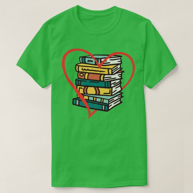 Camiseta Lector de librerías de lectura bibliotecario de Bo (Diseño del anverso)