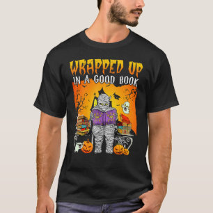 Camiseta Lector De Libros Bibliotecarios Envuelto En Una Bu