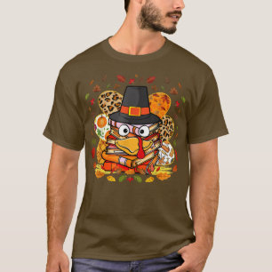 Camiseta Lector de libros bibliotecarios Funny Turkey Thank