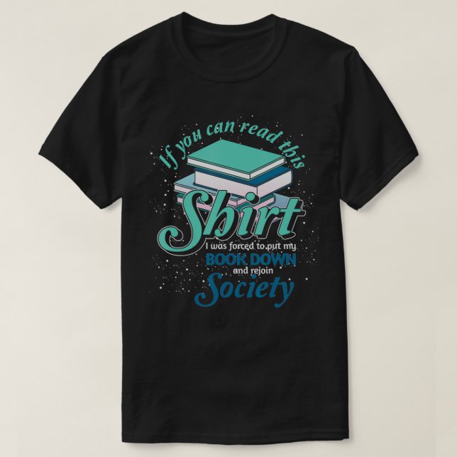 Camiseta Lector de libros de biblioteca Nerd Funny Bookworm (Diseño del anverso)