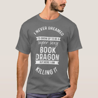 Camiseta Lector de libros de Dragon para Super Sey leyendo