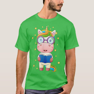 Camiseta Lector de libros de lectura de la biblioteca Unico