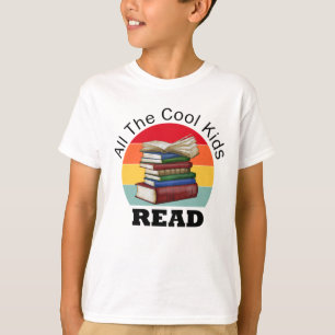 Camiseta Lector de libros de lectura para niños de Guay Div