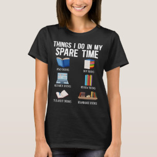 Camiseta Lector de libros divertidos que adoran el humor