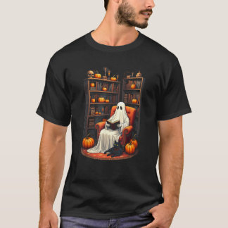 Camiseta Lector de libros fantasma leyendo libro Lover prof