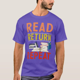 Camiseta Lector de libros lombriz de lectura de literatura 