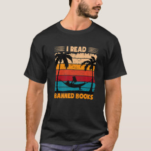 Camiseta Lector de libros prohibidos vintage retro