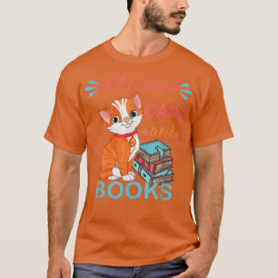 Camiseta Lector De Libros Todo Lo Que Necesito Son Libros G