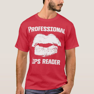 Camiseta Lector de Lip Profesional Cultura Sorda ASL Cita H