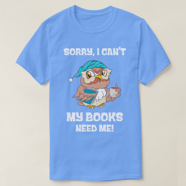 Camiseta Lector de Lover de lectura divertida de Búho de li (Diseño del anverso)