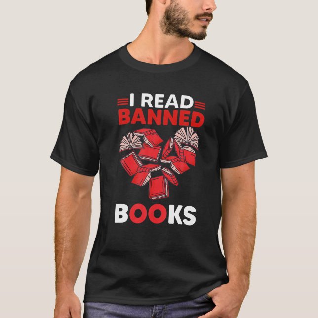 Camiseta Lector de prohibición de libro de lectura de gusan (Anverso)