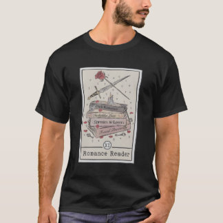 Camiseta Lector de rosas oscuras Tarot Card Bookish Smut Re