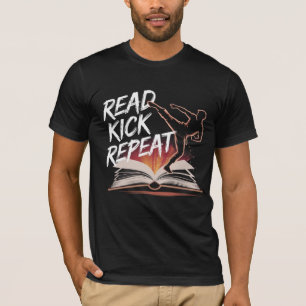 Camiseta Lector divertido de artes marciales Karate Taekwon