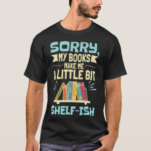 Camiseta Lector gusano de libro mes divertido estantería de