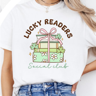 Camiseta Lectores Afortunados Día de San Patricio Amante