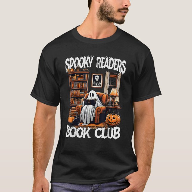 Camiseta Lectores fantasmagóricos del libro de lectura del  (Anverso)