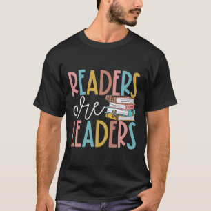 Camiseta Lectores Son Líderes Leyendo Amantes Del Libro Pro