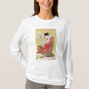 Camiseta Lectura asentada de la mujer