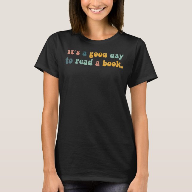 Camiseta lectura bibliotecaria estética, profesor de lectur (Anverso)