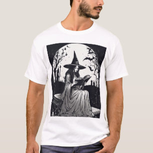 Camiseta "Lectura de bruja gótica: Vintage Dark Academia T-