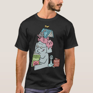 Camiseta Lectura De Elefantes Y Piggie