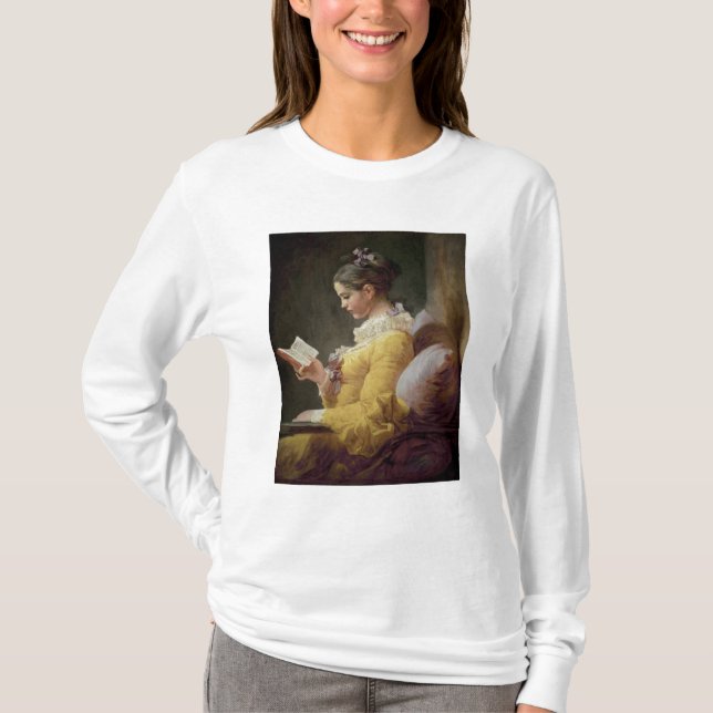 Camiseta Lectura de la chica joven, c.1776 (Anverso)
