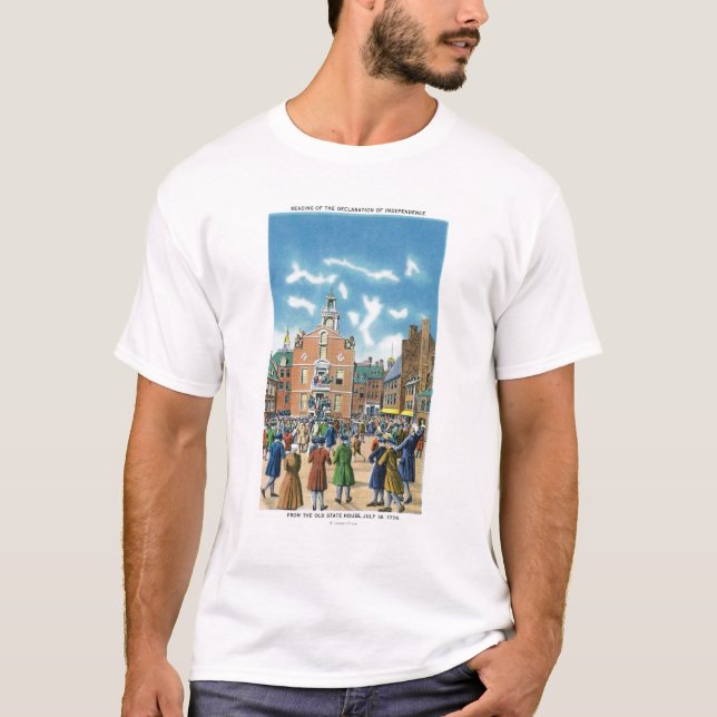 Camiseta Lectura de la Declaración de Independencia (Anverso)