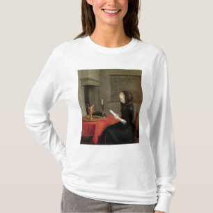 Camiseta Lectura de la mujer, c.1662