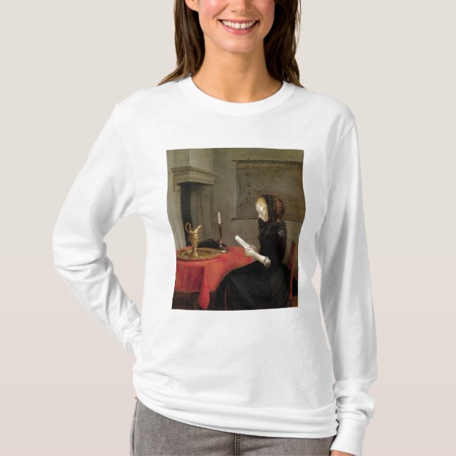Camiseta Lectura de la mujer, c.1662 (Anverso)