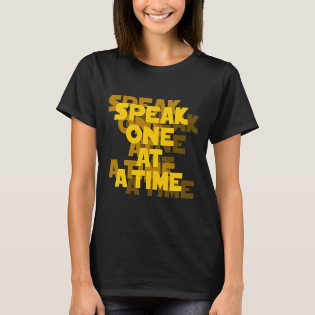 Camiseta Lectura de Labios Asl Gestos Manos Sordera Pérdida (Anverso)