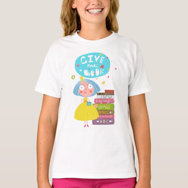 Camiseta Lectura de libros (Anverso)