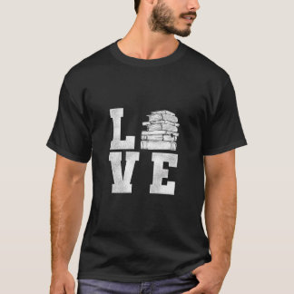 Camiseta Lectura de libros de amor